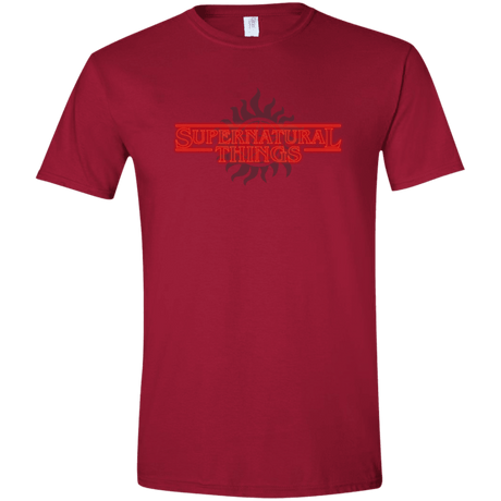 T-Shirts Cardinal Red / S SPN Things Men's Semi-Fitted Softstyle