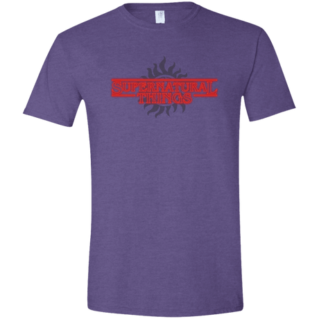 T-Shirts Heather Purple / S SPN Things Men's Semi-Fitted Softstyle