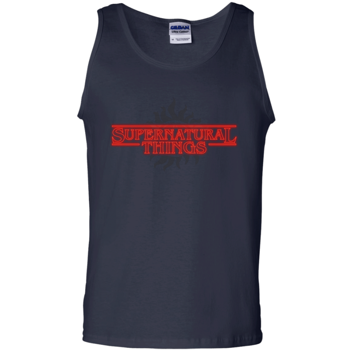 T-Shirts Navy / S SPN Things Men's Tank Top