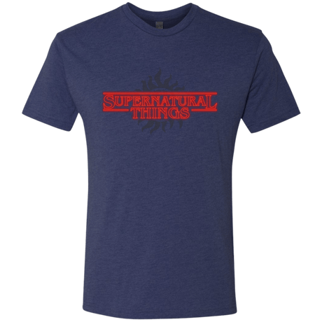 T-Shirts Vintage Navy / S SPN Things Men's Triblend T-Shirt