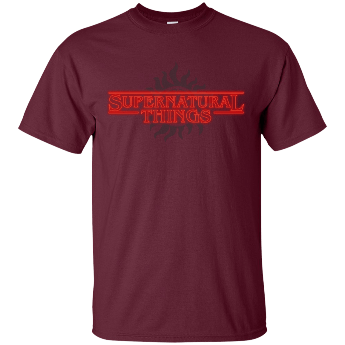 T-Shirts Maroon / S SPN Things T-Shirt