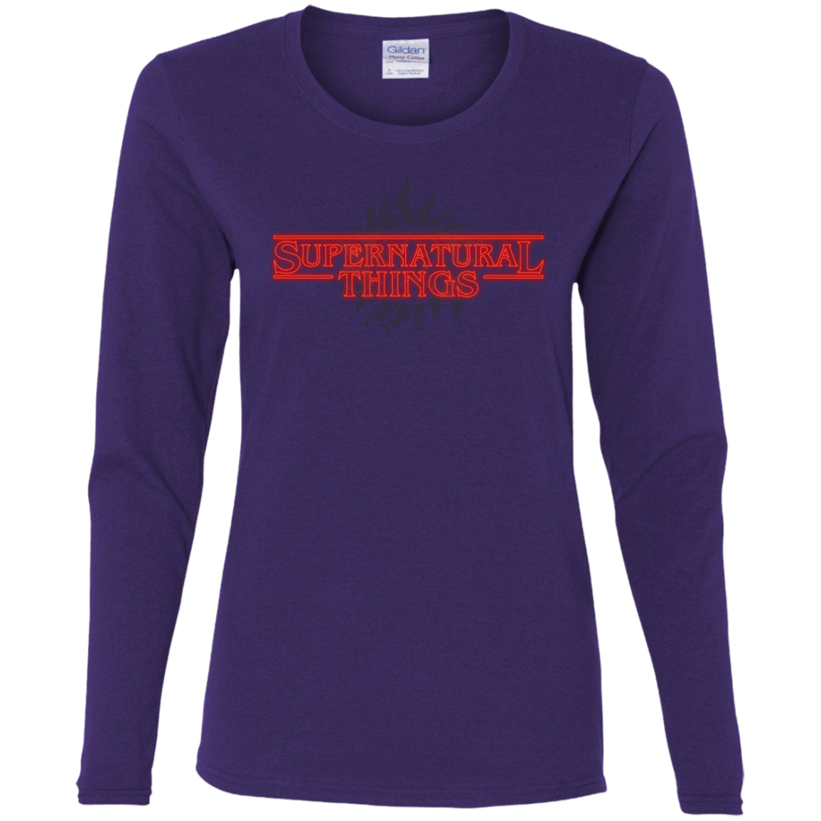 T-Shirts Purple / S SPN Things Women's Long Sleeve T-Shirt