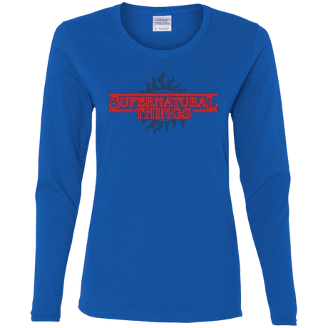 T-Shirts Royal / S SPN Things Women's Long Sleeve T-Shirt