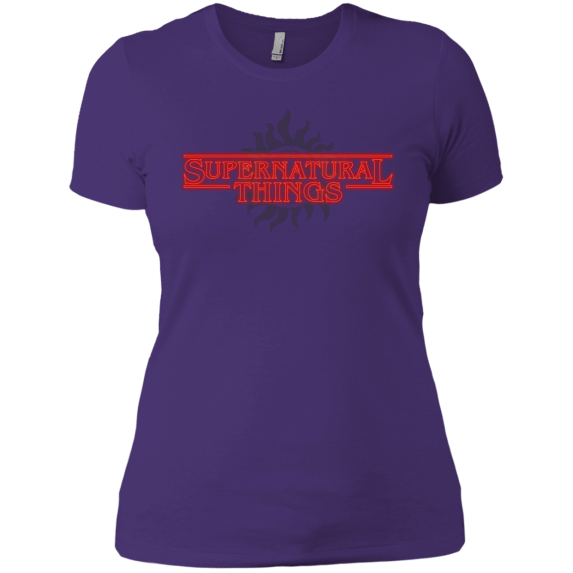 T-Shirts Purple Rush/ / X-Small SPN Things Women's Premium T-Shirt