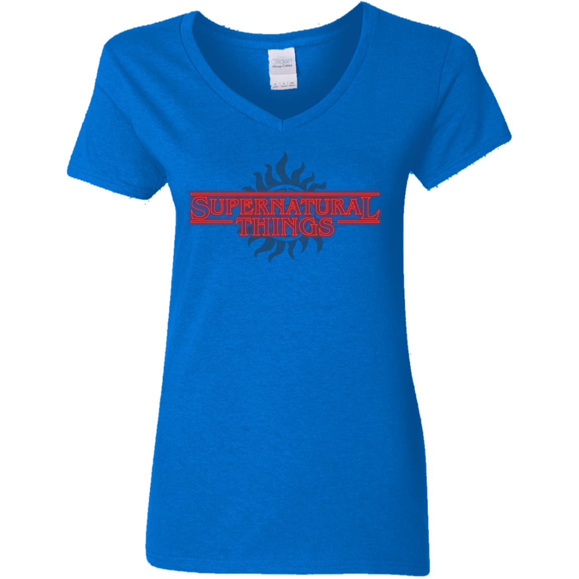 T-Shirts Royal / S SPN Things Women's V-Neck T-Shirt