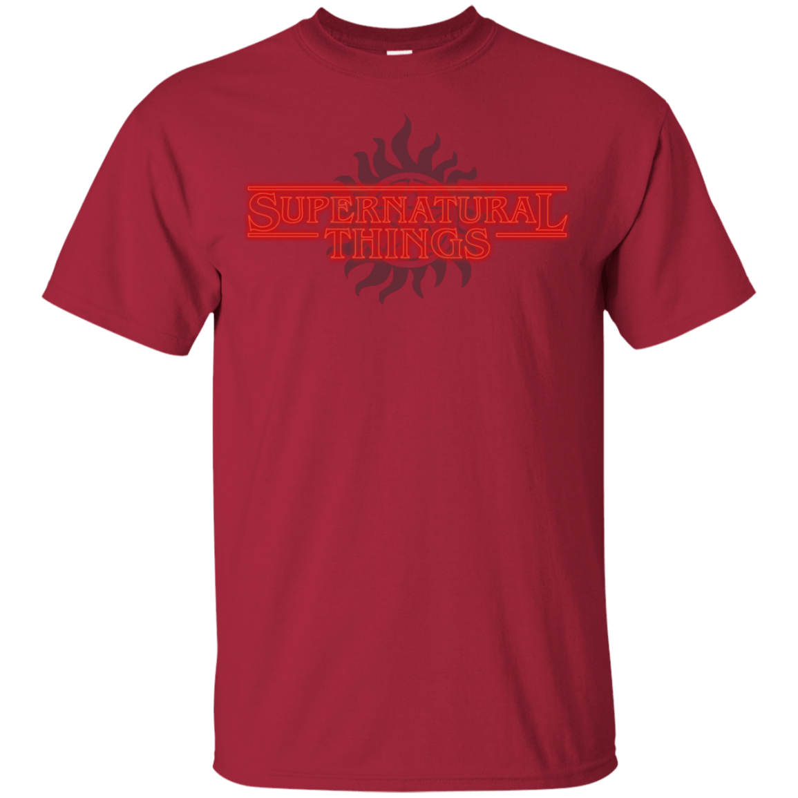 T-Shirts Cardinal / YXS SPN Things Youth T-Shirt