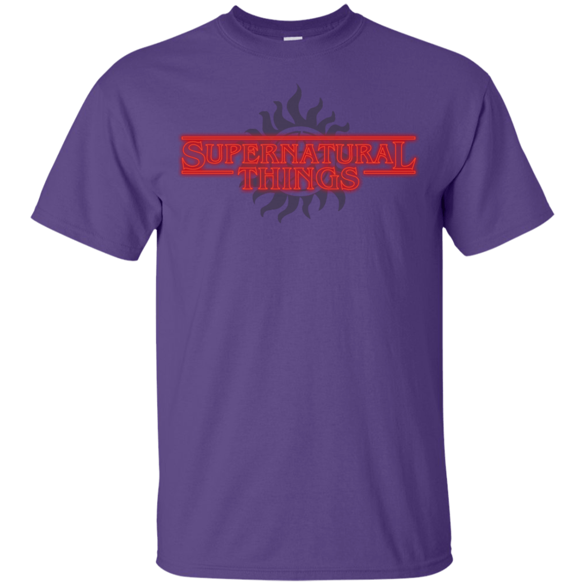 T-Shirts Purple / YXS SPN Things Youth T-Shirt