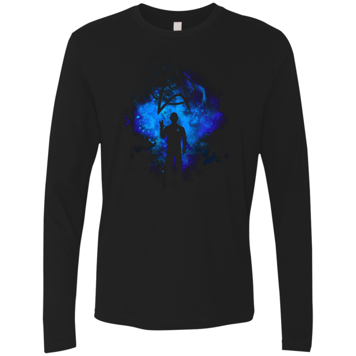 T-Shirts Black / Small SPOCK ART Men's Premium Long Sleeve