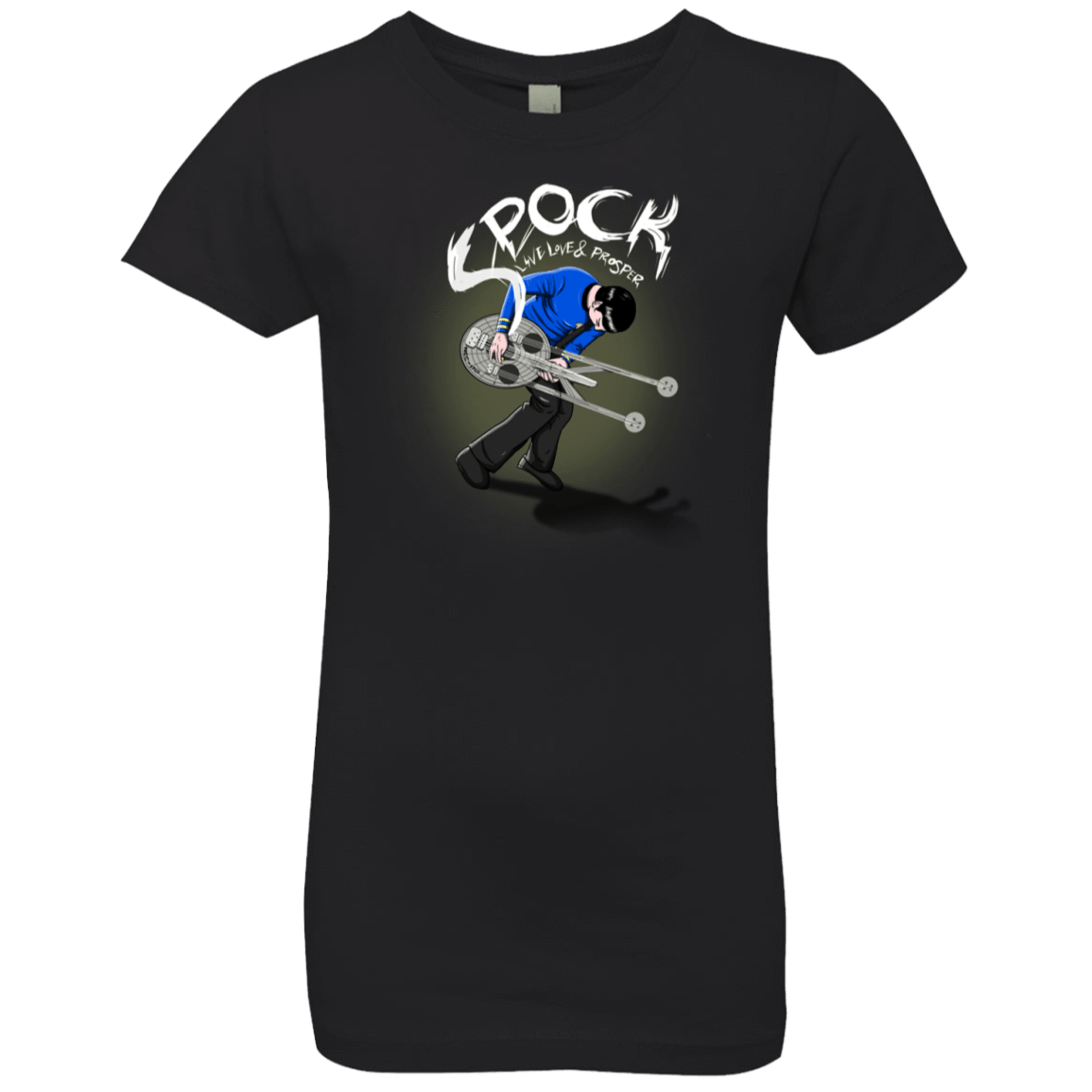 T-Shirts Black / YXS Spock Pilgrim Girls Premium T-Shirt