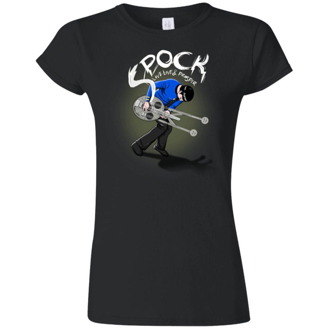 T-Shirts Black / S Spock Pilgrim Junior Slimmer-Fit T-Shirt