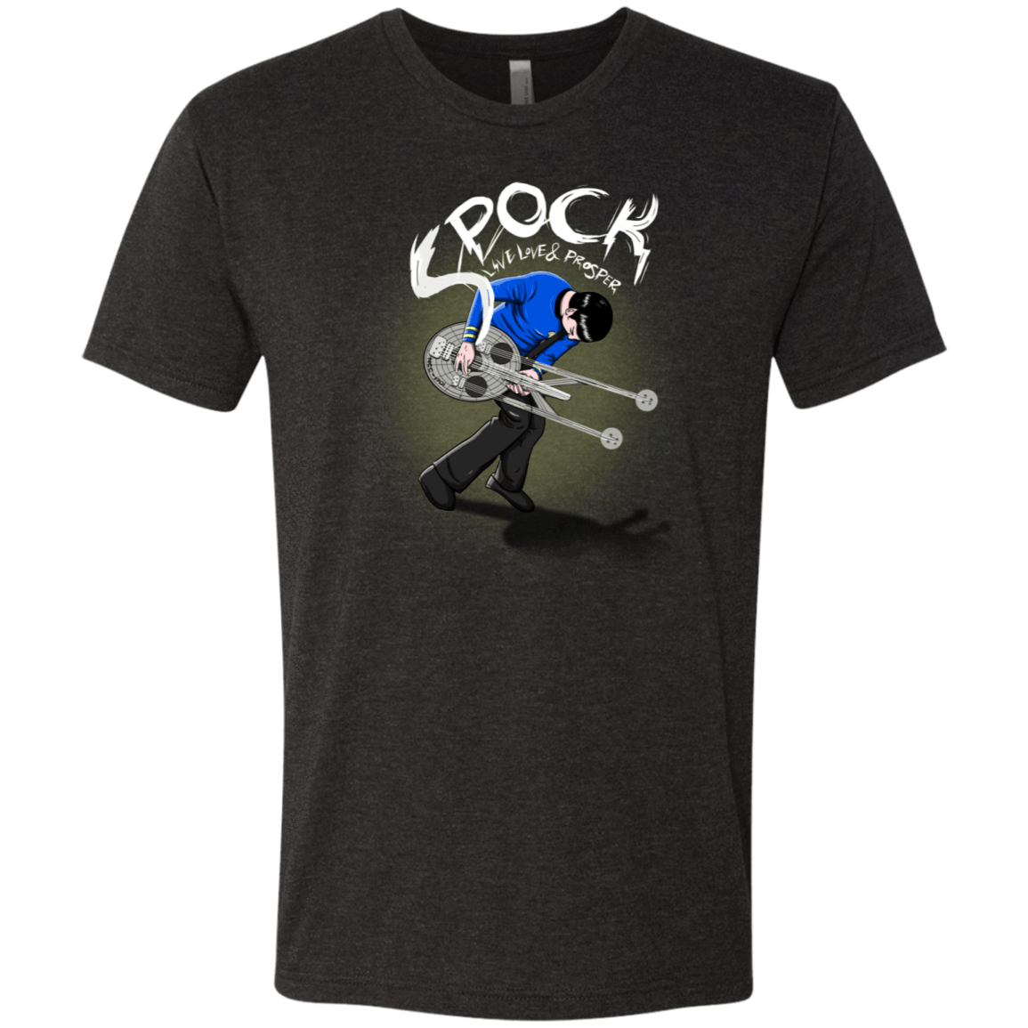 T-Shirts Vintage Black / S Spock Pilgrim Men's Triblend T-Shirt