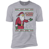 T-Shirts Heather Grey / YXS Spoiler Christmas Sweater Boys Premium T-Shirt