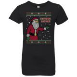 T-Shirts Black / YXS Spoiler Christmas Sweater Girls Premium T-Shirt