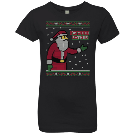 T-Shirts Black / YXS Spoiler Christmas Sweater Girls Premium T-Shirt