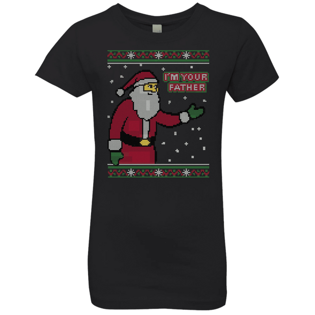 T-Shirts Black / YXS Spoiler Christmas Sweater Girls Premium T-Shirt