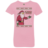 T-Shirts Light Pink / YXS Spoiler Christmas Sweater Girls Premium T-Shirt