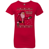 T-Shirts Red / YXS Spoiler Christmas Sweater Girls Premium T-Shirt