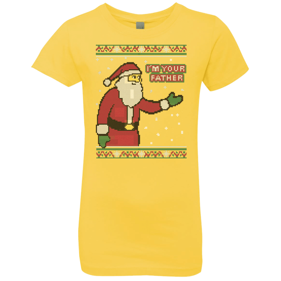 T-Shirts Vibrant Yellow / YXS Spoiler Christmas Sweater Girls Premium T-Shirt
