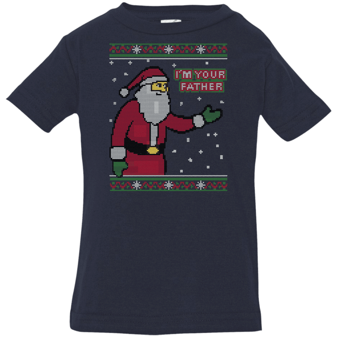 T-Shirts Navy / 6 Months Spoiler Christmas Sweater Infant Premium T-Shirt