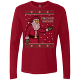 T-Shirts Cardinal / Small Spoiler Christmas Sweater Men's Premium Long Sleeve