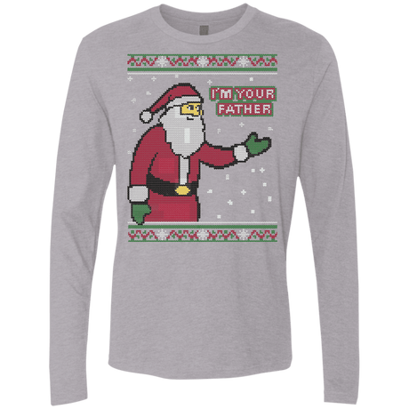 T-Shirts Heather Grey / Small Spoiler Christmas Sweater Men's Premium Long Sleeve