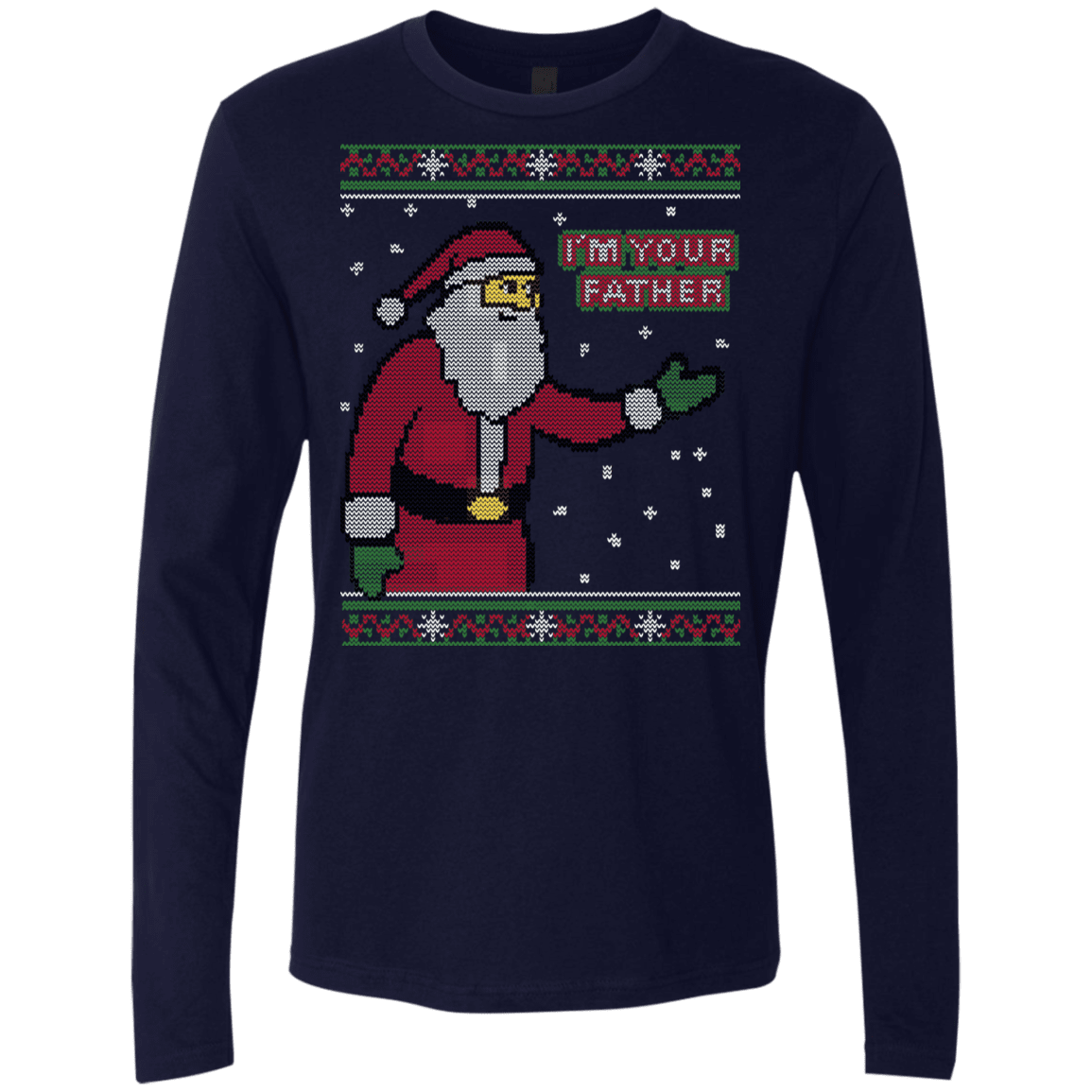 T-Shirts Midnight Navy / Small Spoiler Christmas Sweater Men's Premium Long Sleeve