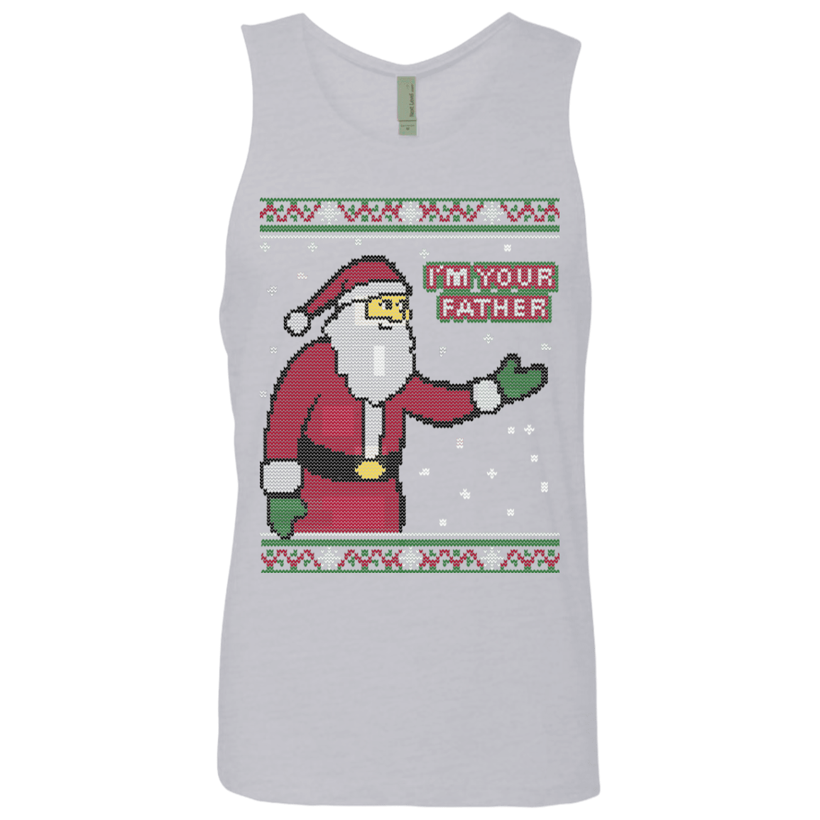 T-Shirts Heather Grey / Small Spoiler Christmas Sweater Men's Premium Tank Top