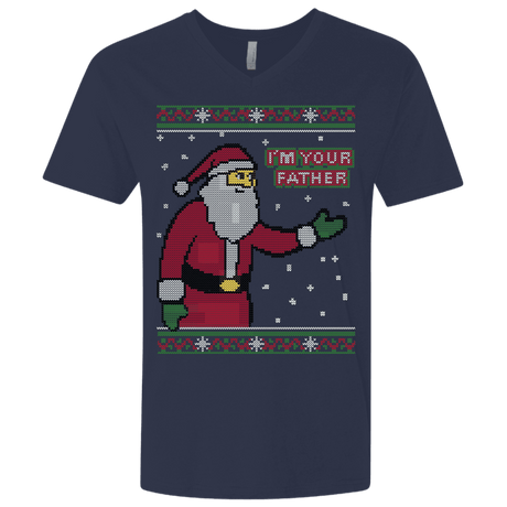 T-Shirts Midnight Navy / X-Small Spoiler Christmas Sweater Men's Premium V-Neck