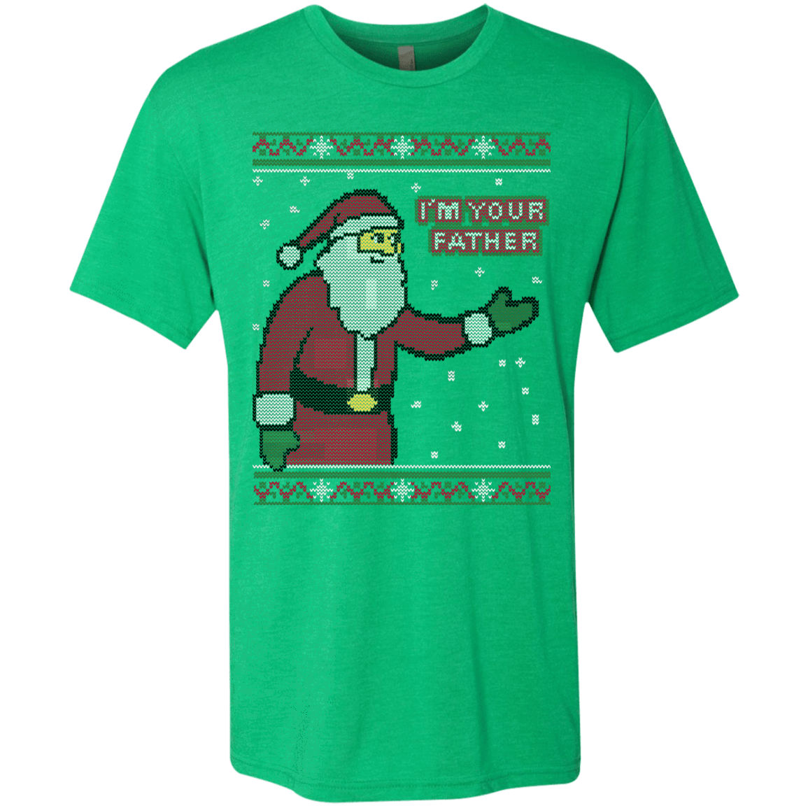 T-Shirts Envy / Small Spoiler Christmas Sweater Men's Triblend T-Shirt