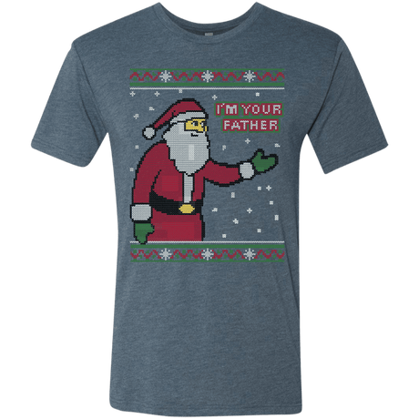 T-Shirts Indigo / Small Spoiler Christmas Sweater Men's Triblend T-Shirt