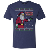 T-Shirts Vintage Navy / Small Spoiler Christmas Sweater Men's Triblend T-Shirt