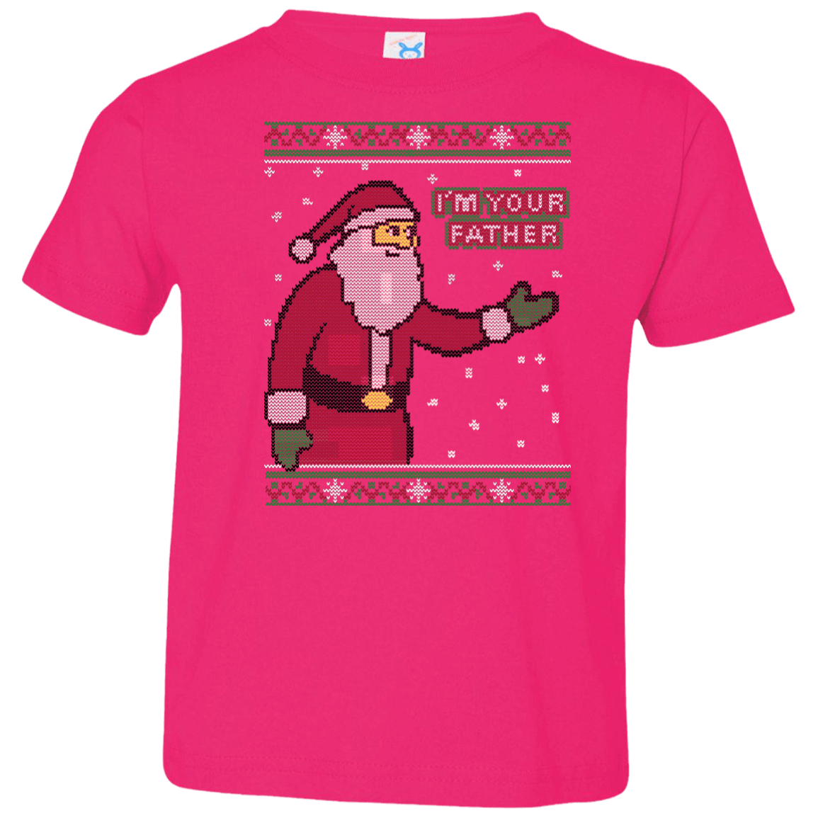 T-Shirts Hot Pink / 2T Spoiler Christmas Sweater Toddler Premium T-Shirt