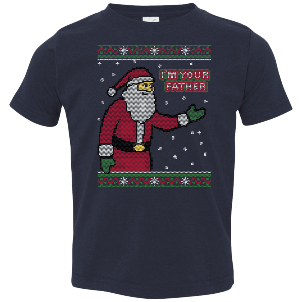 T-Shirts Navy / 2T Spoiler Christmas Sweater Toddler Premium T-Shirt