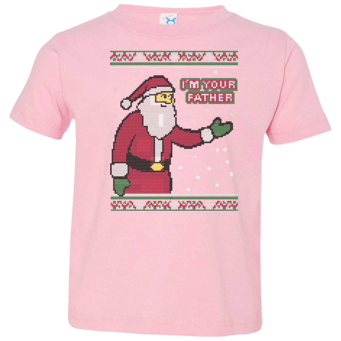 T-Shirts Pink / 2T Spoiler Christmas Sweater Toddler Premium T-Shirt