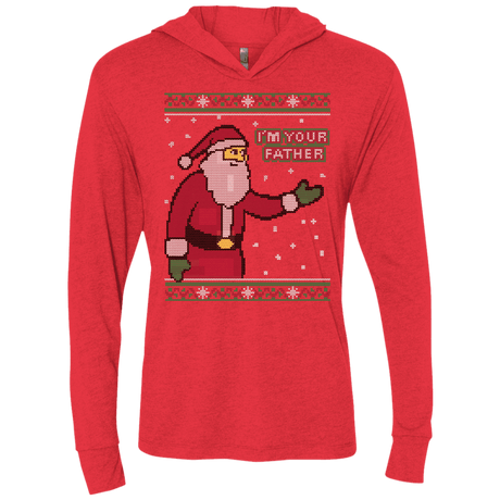 T-Shirts Vintage Red / X-Small Spoiler Christmas Sweater Triblend Long Sleeve Hoodie Tee