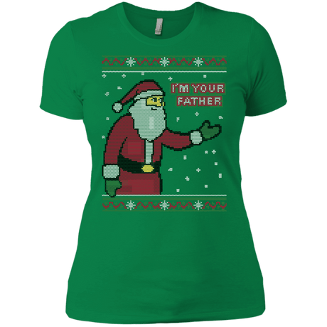 T-Shirts Kelly Green / X-Small Spoiler Christmas Sweater Women's Premium T-Shirt