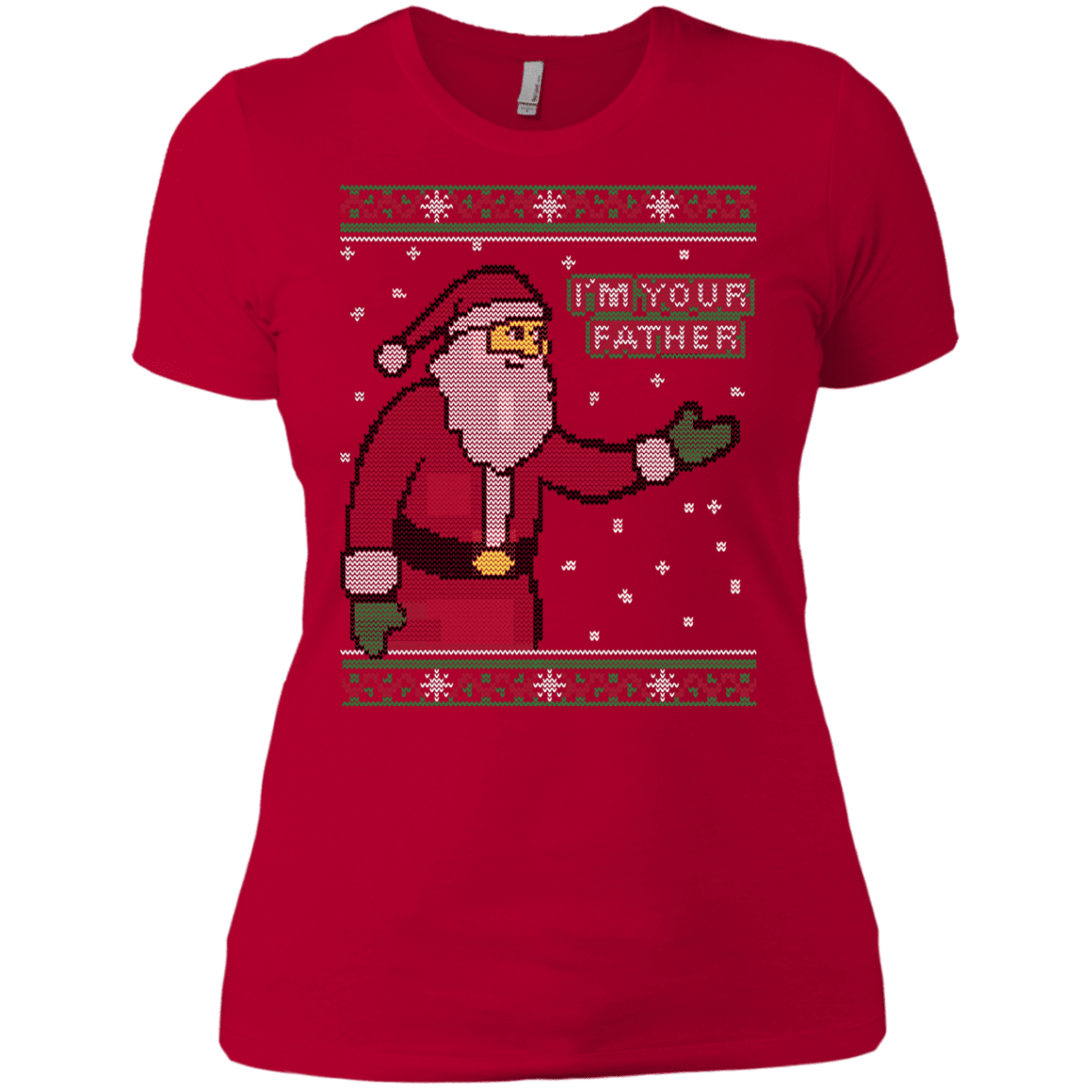 T-Shirts Red / X-Small Spoiler Christmas Sweater Women's Premium T-Shirt