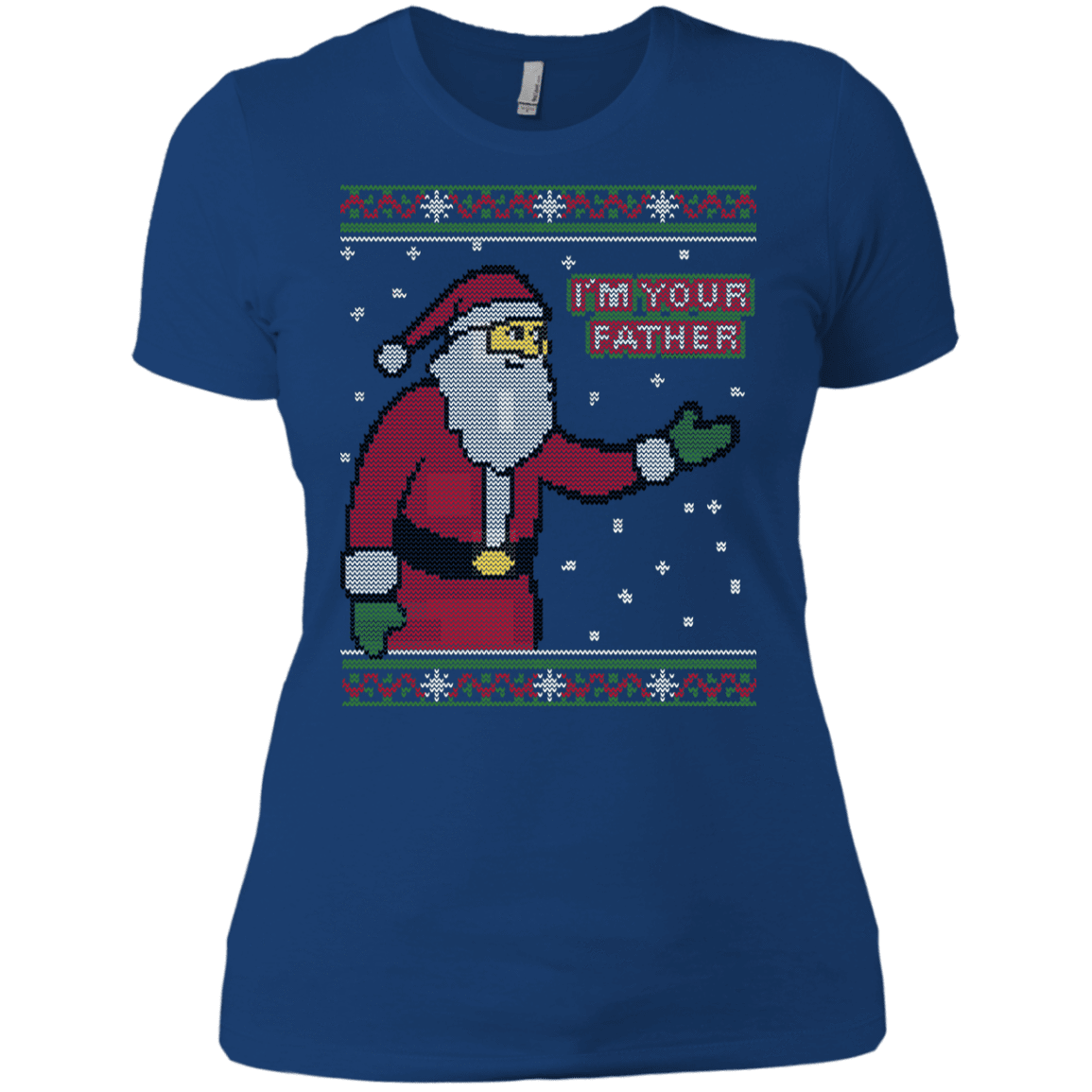 T-Shirts Royal / X-Small Spoiler Christmas Sweater Women's Premium T-Shirt