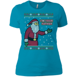 T-Shirts Turquoise / X-Small Spoiler Christmas Sweater Women's Premium T-Shirt