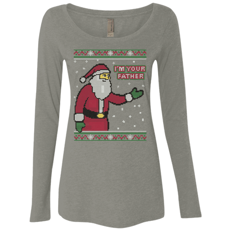 T-Shirts Venetian Grey / Small Spoiler Christmas Sweater Women's Triblend Long Sleeve Shirt