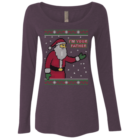 T-Shirts Vintage Purple / Small Spoiler Christmas Sweater Women's Triblend Long Sleeve Shirt