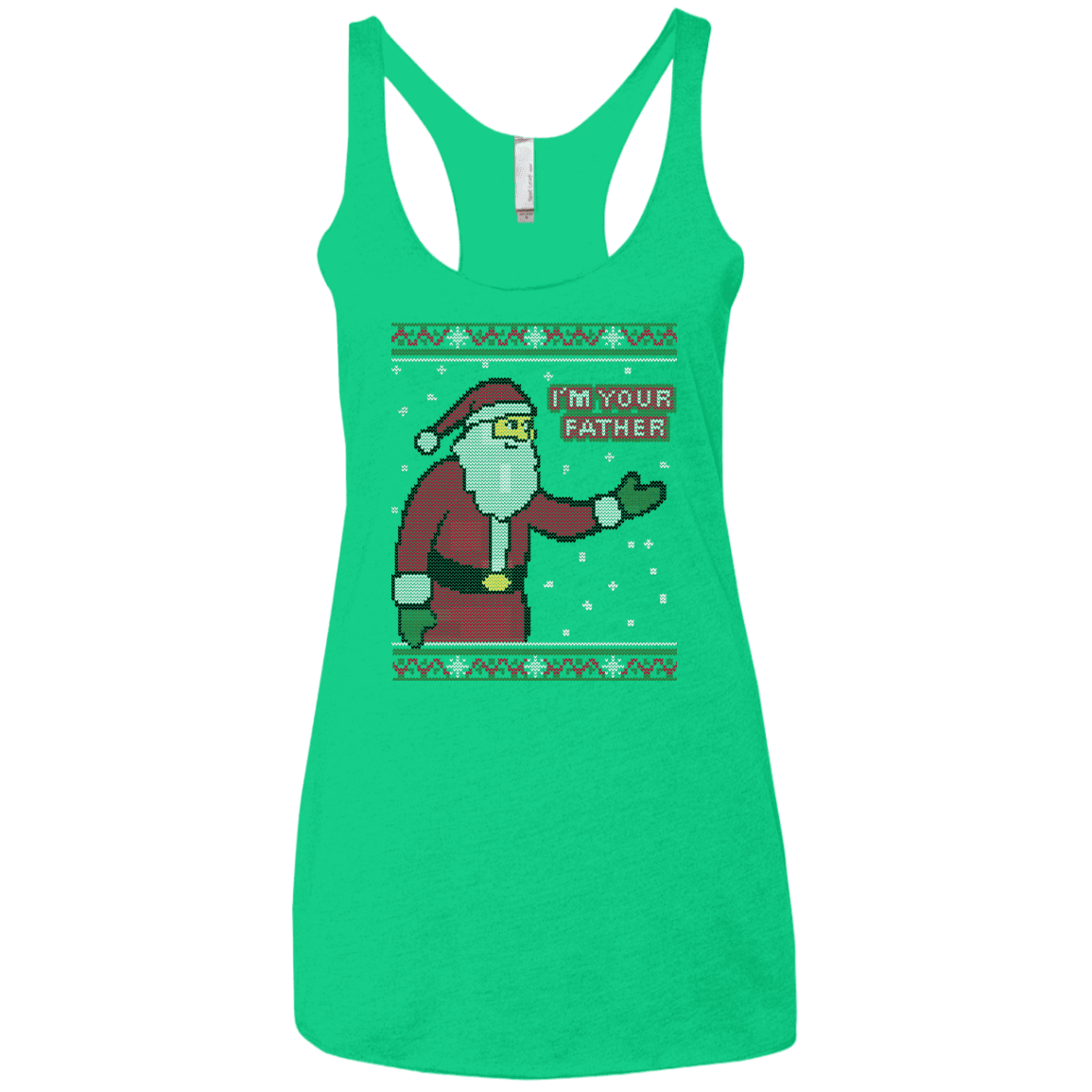 T-Shirts Envy / X-Small Spoiler Christmas Sweater Women's Triblend Racerback Tank