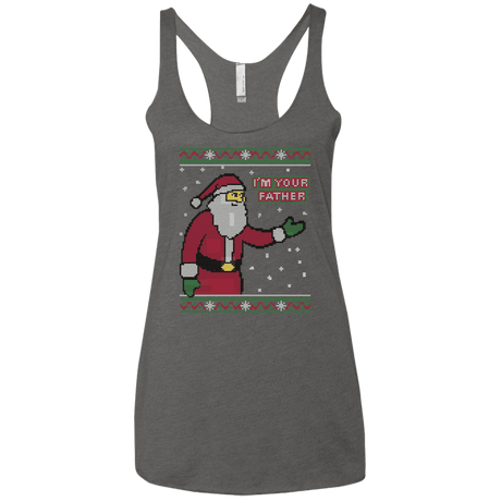 T-Shirts Premium Heather / X-Small Spoiler Christmas Sweater Women's Triblend Racerback Tank