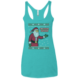 T-Shirts Tahiti Blue / X-Small Spoiler Christmas Sweater Women's Triblend Racerback Tank
