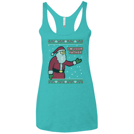 T-Shirts Tahiti Blue / X-Small Spoiler Christmas Sweater Women's Triblend Racerback Tank