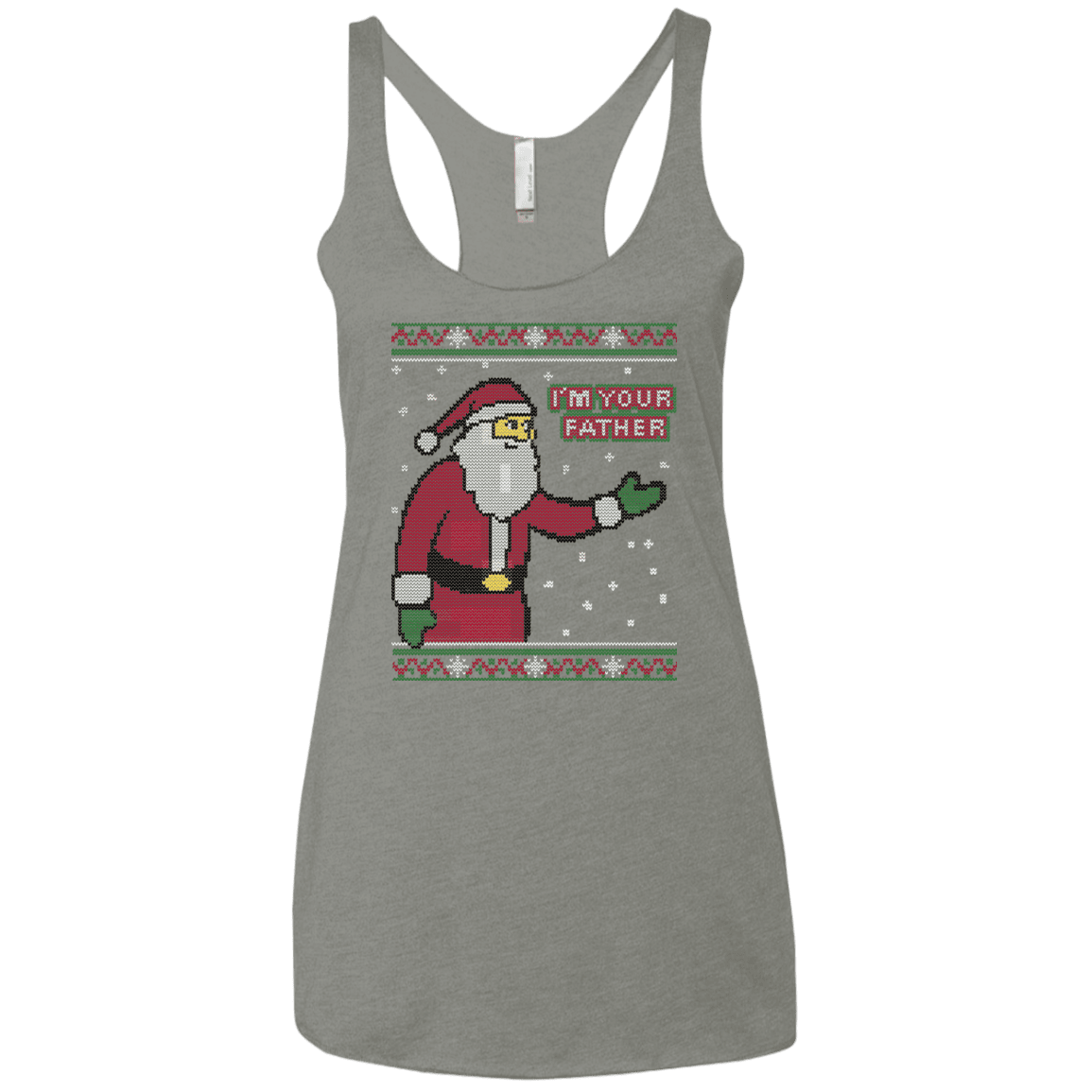 T-Shirts Venetian Grey / X-Small Spoiler Christmas Sweater Women's Triblend Racerback Tank
