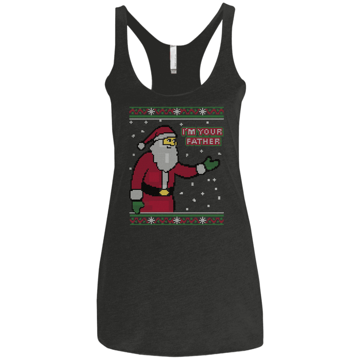 T-Shirts Vintage Black / X-Small Spoiler Christmas Sweater Women's Triblend Racerback Tank