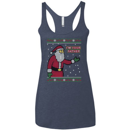 T-Shirts Vintage Navy / X-Small Spoiler Christmas Sweater Women's Triblend Racerback Tank