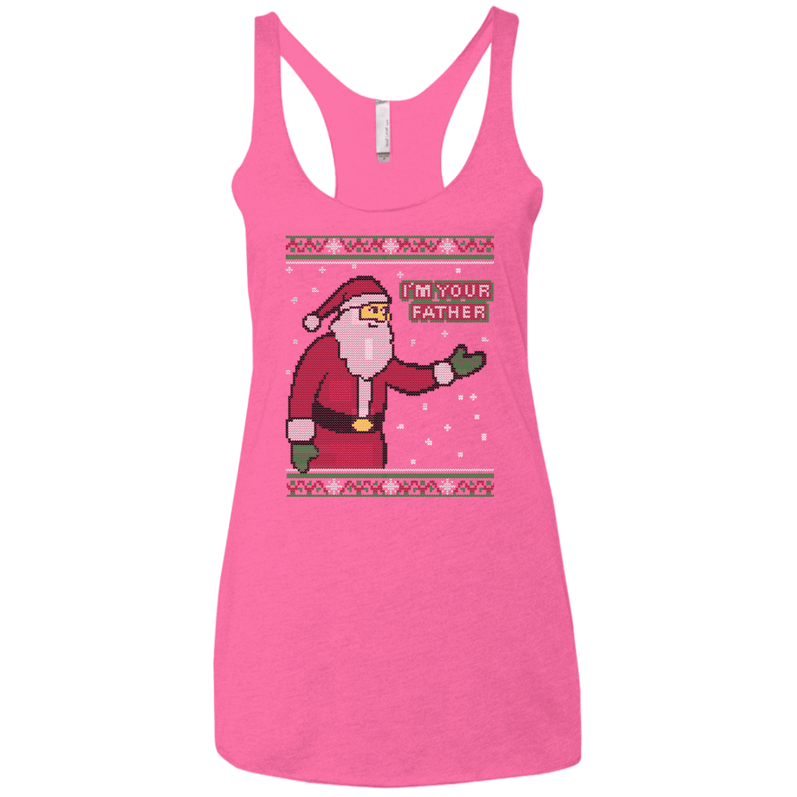 T-Shirts Vintage Pink / X-Small Spoiler Christmas Sweater Women's Triblend Racerback Tank