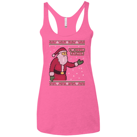 T-Shirts Vintage Pink / X-Small Spoiler Christmas Sweater Women's Triblend Racerback Tank